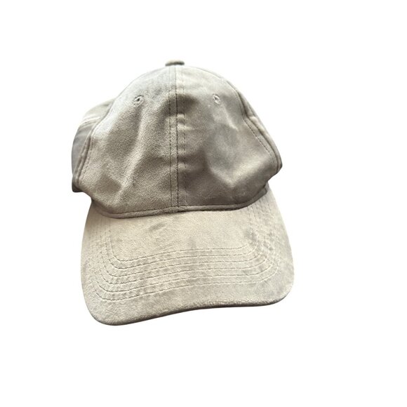 David & Young Gray Velvet Baseball Cap Adjustable One Size 100% Polyester Casual - Picture 1 of 5